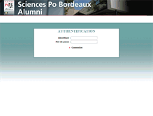 Tablet Screenshot of anciens.sciencespobordeaux.fr